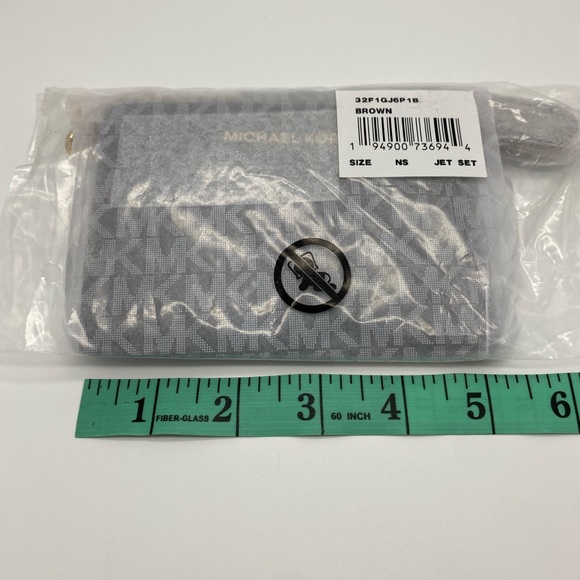 Michael Kors Brown/Gold Jet Set Small Coin Purse NWT - Picture 11 of 11